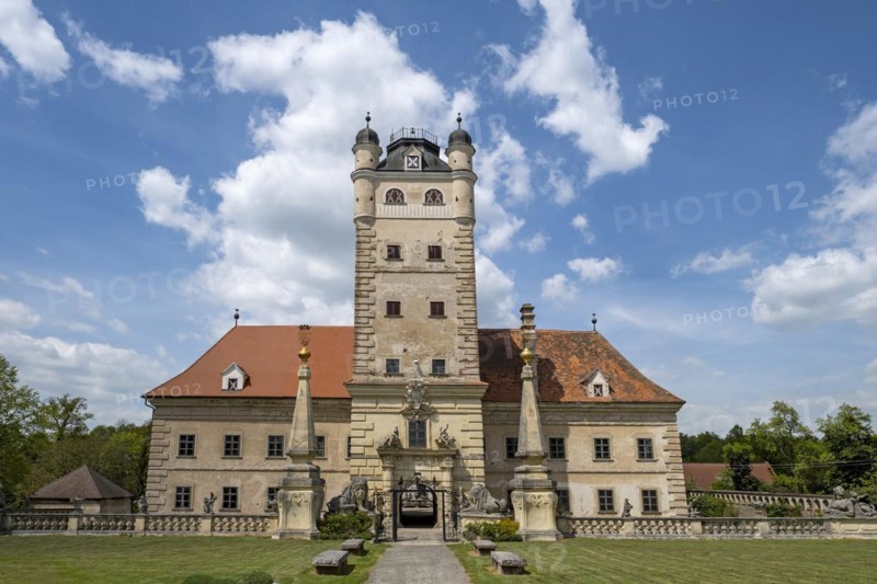 Greillenstein Castle in Roehrenbach, Waldviertel, Lower Austria, Austria, Europe