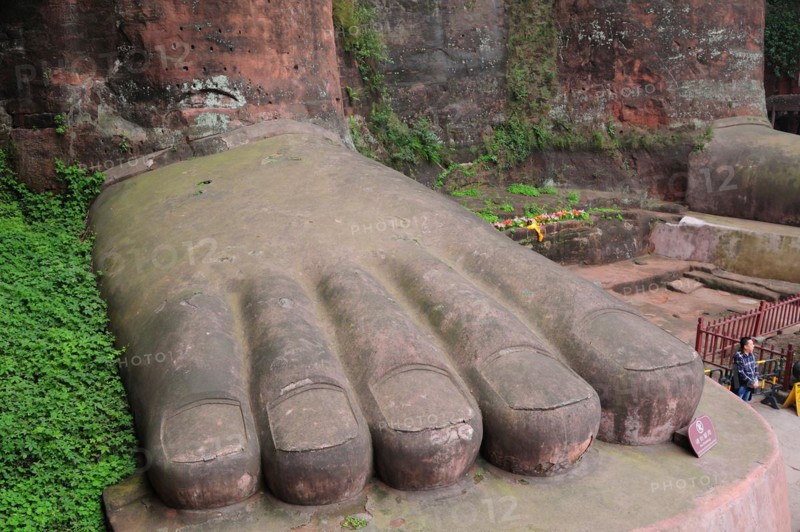 Leshan giant buddha, china