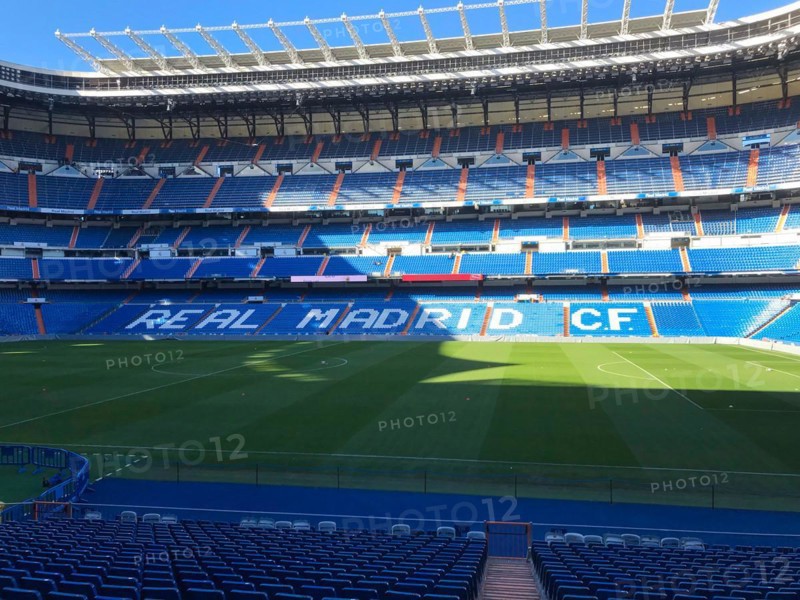 Football stadium Estadio Santiago Bernabeu, Real Madrid, Madrid, Spain, Europe