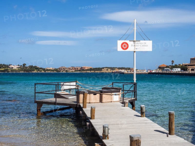 Boat mooring, Porto Cervo marina, Costa Smeralda, Sardinia, Italy, Europe