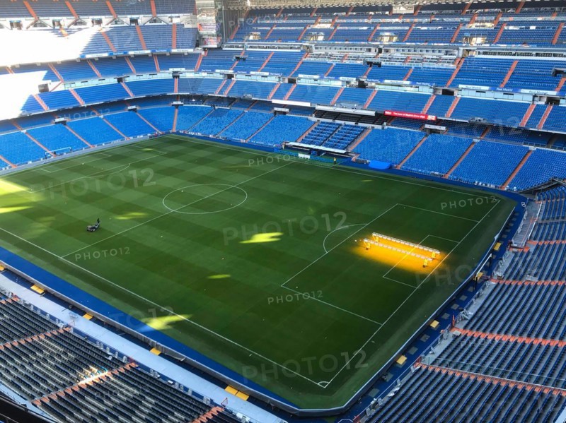 Football stadium Estadio Santiago Bernabeu, Real Madrid, Madrid, Spain, Europe