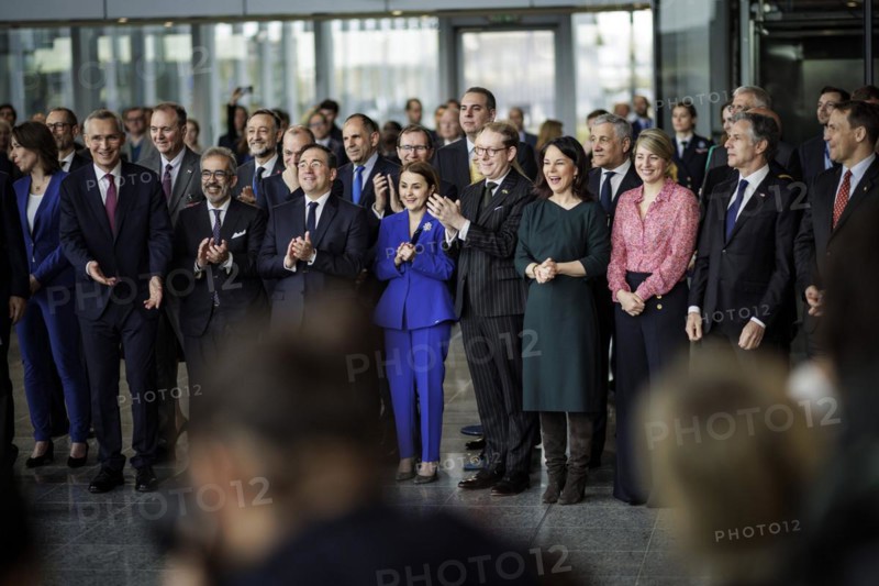 Ceremony to mark the 75th anniversary of the signing of the founding document of the North Atlantic Treaty. Brussels, 04.04.2024. Photographed on behalf of the Federal Foreign Office