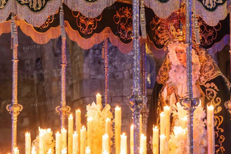 Good Friday procession in Barcelona, Spain, Europe
