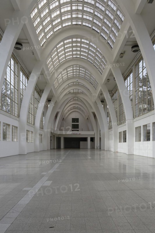 Interior view, Pavilion A, Brno Exhibition Centre, Brno, Jihomoravsky kraj, Czech Republic, Europe