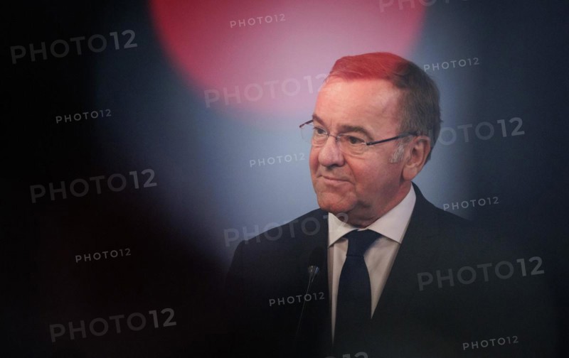 Boris Pistorius, Federal Minister of Defence, at a press conference on the structural reform of the Bundeswehr in Berlin, 4 April 2024