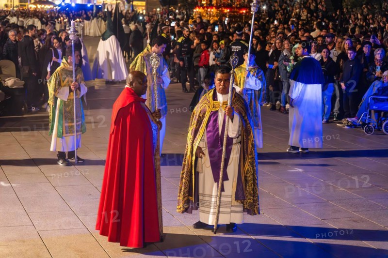 Good Friday procession in Barcelona, Spain, Europe