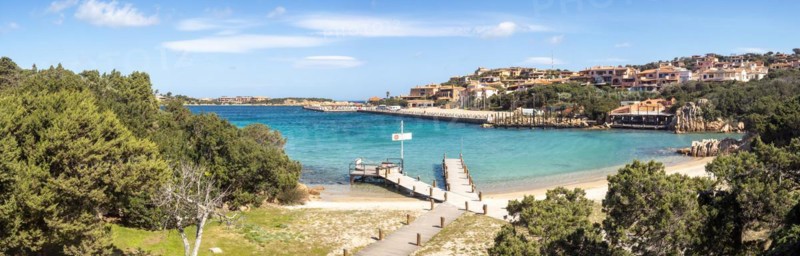Boat landing stage, Porto Cervo, Costa Smeralda, Sardinia, Italy, Europe