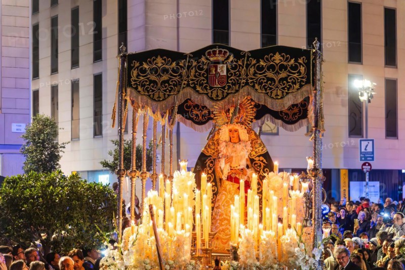 Good Friday procession in Barcelona, Spain, Europe