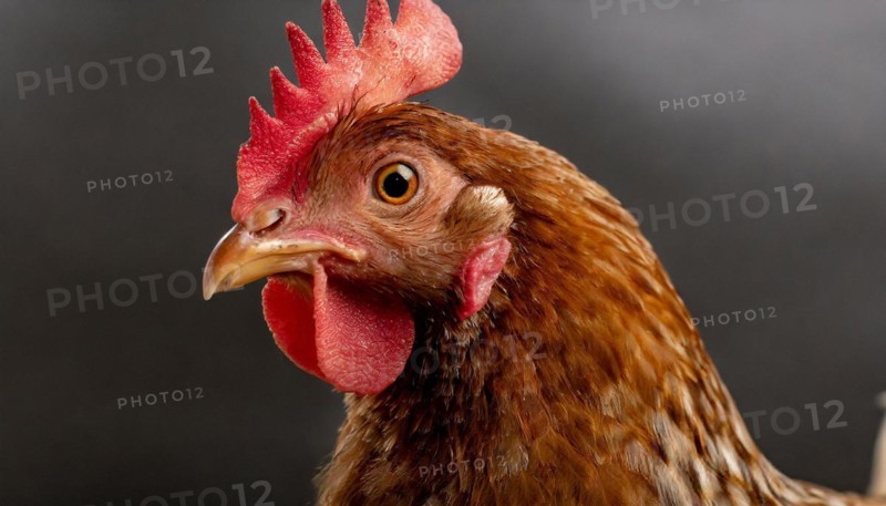 Agriculture, Animals, Chickens, Portrait of a hen, AI generated, AI generated