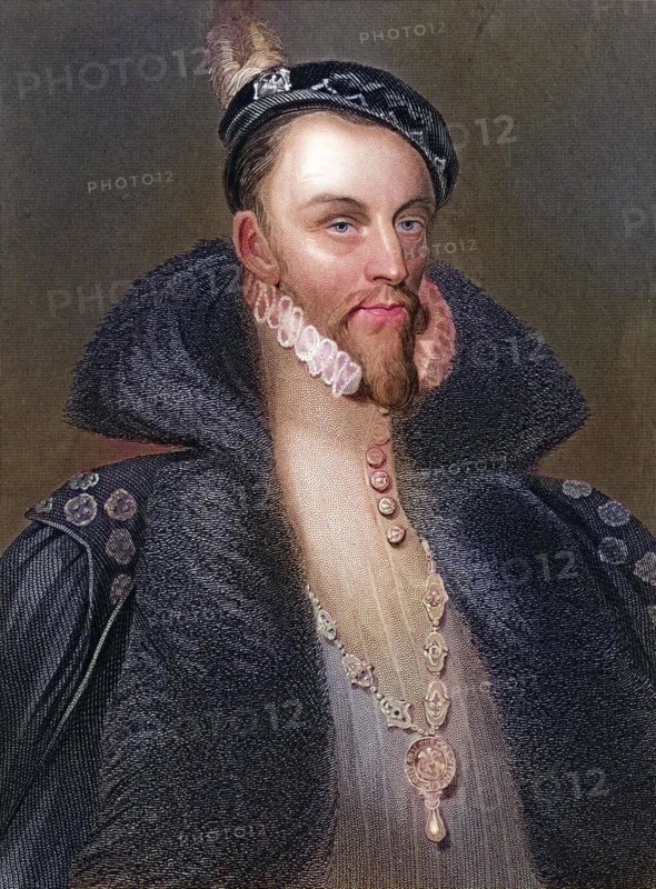 Thomas Radcliffe 3rd Earl of Sussex, c. 1525-1583, also known as Viscount Fitzwalter 1542-53 or Baron Fitzwalter 1553-57, English Lord Lieutenant of Ireland, Historical, digitally restored reproduction from a 19th century original, Record date not stated
