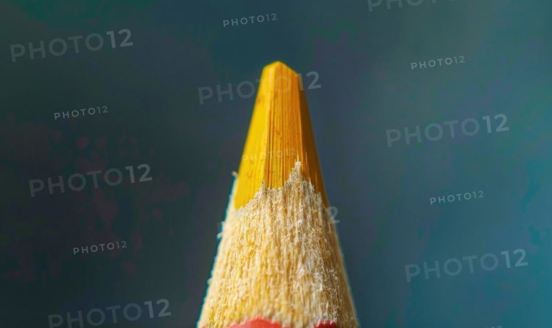 Close-up of a set of colored pencils AI generated
