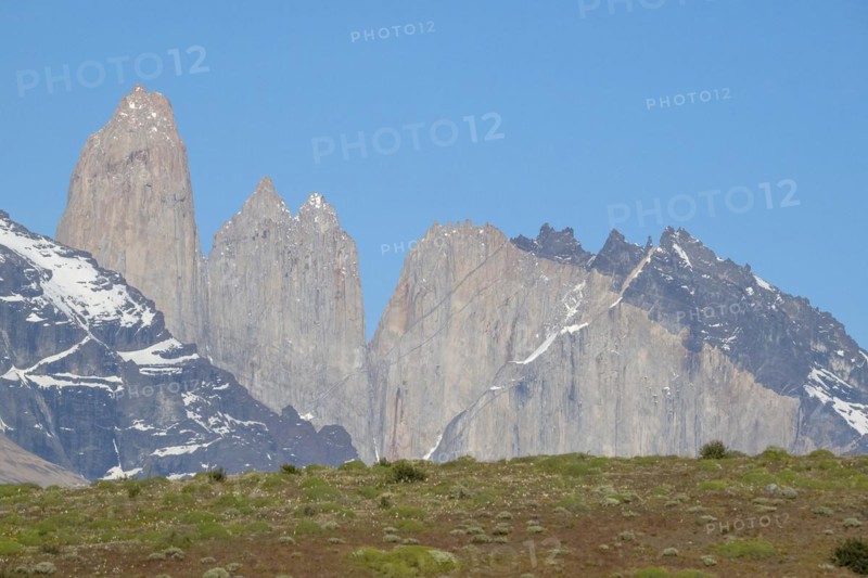 Andes mountain range, Torres del Paine National Park, Parque Nacional Torres del Paine, Cordillera del Paine, Towers of the Blue Sky, Region de Magallanes y de la Antartica Chilena, Ultima Esperanza province, UNESCO biosphere reserve, Patagonia, End of the World, Chile, South America