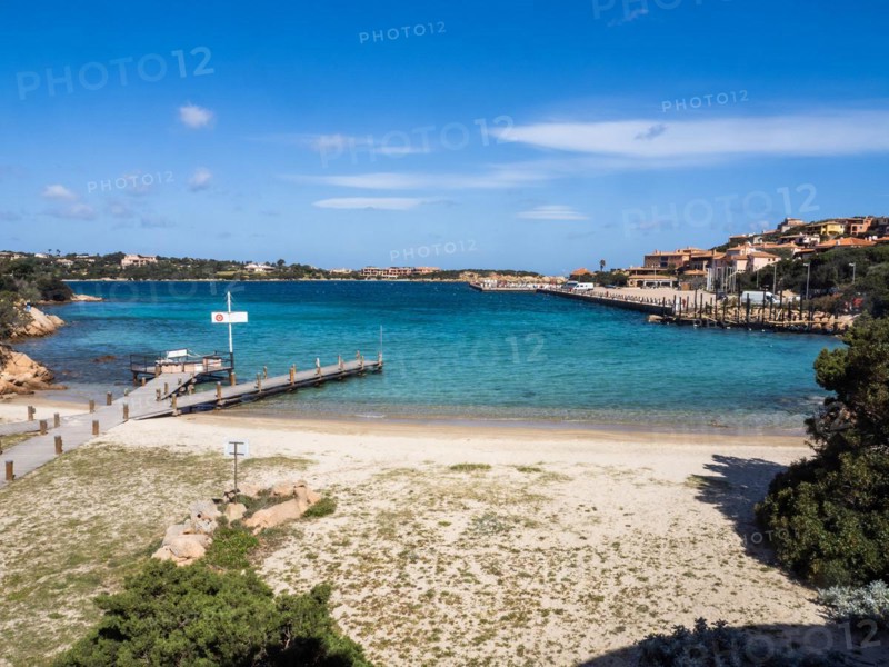 Boat mooring, Porto Cervo marina, Costa Smeralda, Sardinia, Italy, Europe
