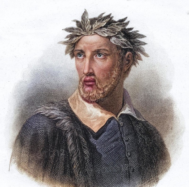 Torquato Tasso aka Le Tasse, 1544-1595, Italian poet, Historical, digitally restored reproduction from a 19th century original, Record date not stated