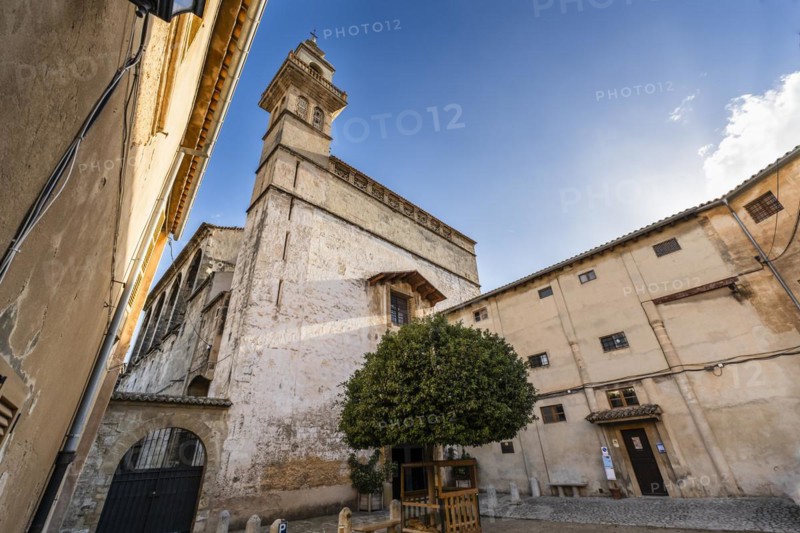 A beautiful convent de Santa Clara in Palma de Mallorca, Spain, Europe