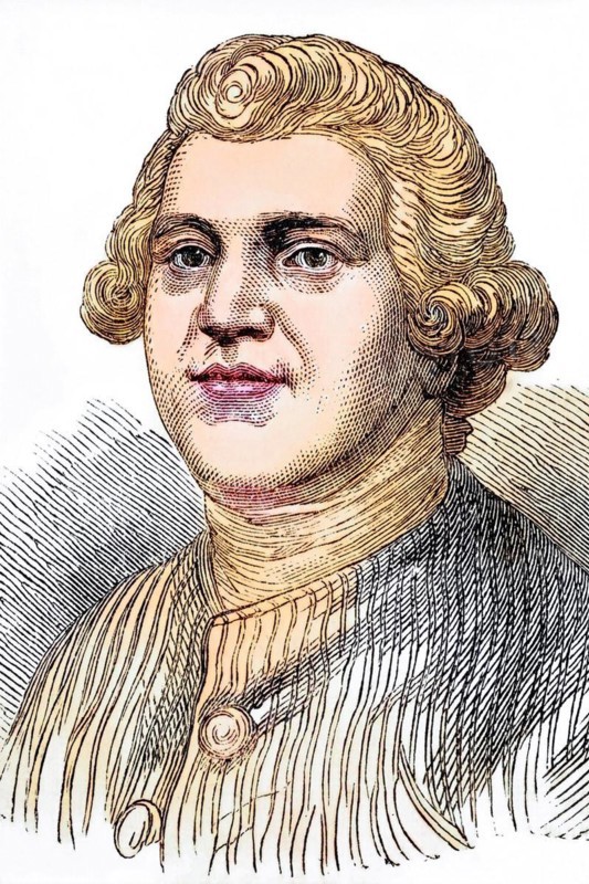 Josiah Wedgwood (born 12 July 1730 in Burslem, Staffordshire, died 3 January 1795 in Etruria, England) was an English entrepreneur. He was the grandfather of Charles Darwin, Historical, digitally restored reproduction from a 19th century original, Record date not stated