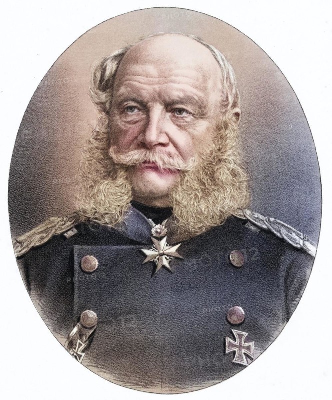 William I, Wilhelm Friedrich Ludwig, 1797-1888, German Emperor, Historical, digitally restored reproduction from a 19th century original, Record date not stated