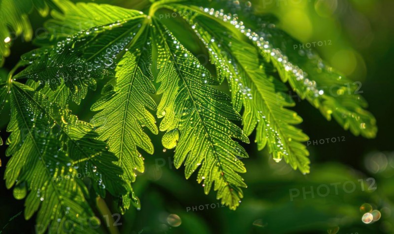 Nature background with green leaves, green bush closeup AI generated