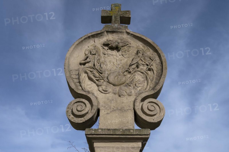 Wayside shrine at St Bartholomew's, 18th century, Kleineibstadt, Lower Franconia, Bavaria, Germany, Europe