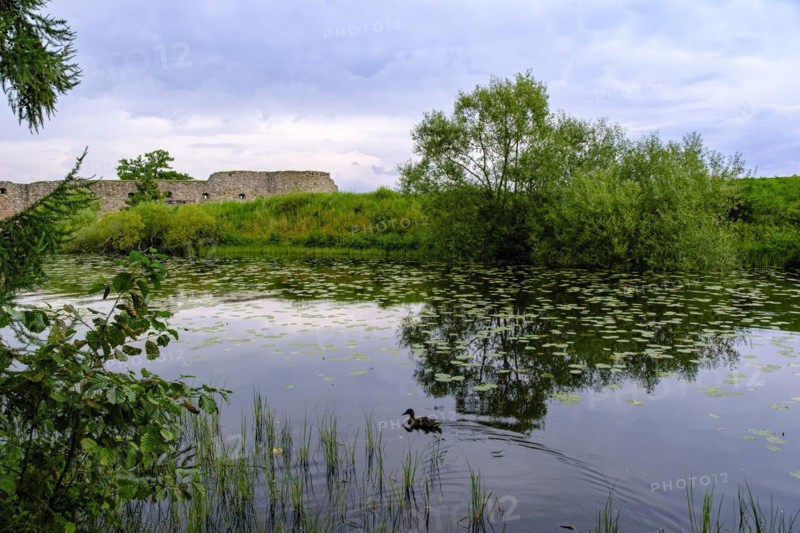 Kronoberg Castle Ruins (Kronobergs slottsruin), Vaexjoe, Smaland, Kronobergs laen, Sweden, Europe