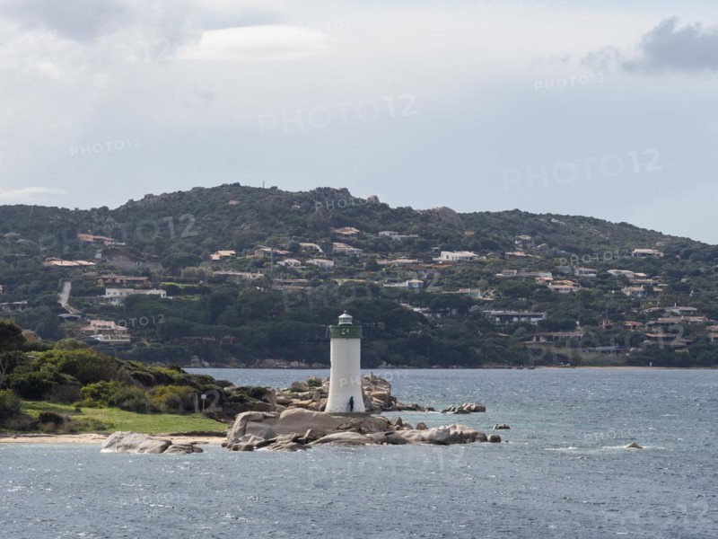 Lighthouse, near Palau, Sardinia, Italy, Europe