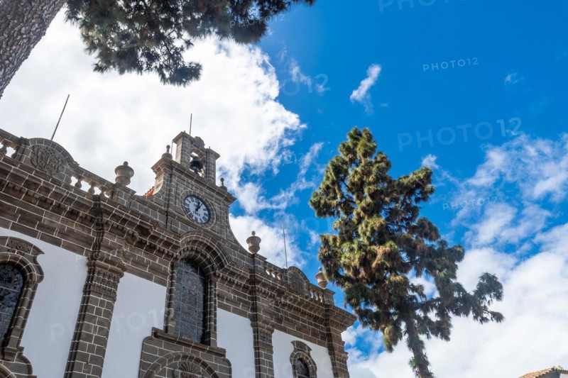 Detail of the Basilica of Nuestra Senora del Pino in the municipality of Teror. Gran Canaria, Spain, Europe
