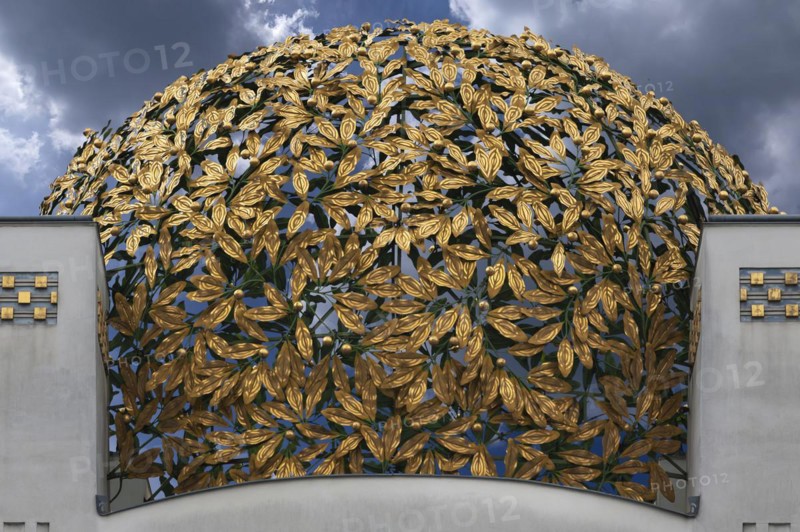 Dome of the Exhibition Centre of the Vienna Secession (Viennese Art Nouveau), 1898, designed by Otto Wagner, built by Joseph Maria Olbrich, Vienna, Austria, Europe