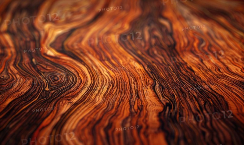Background made of exotic tigerwood veneer AI generated