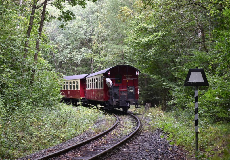 The Harz Narrow Gauge Railway, Brocken Railway, Selketal Railway in the Harz Mountains, Saxony-Anhalt, Germany, Europe