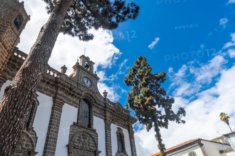 Detail of the Basilica of Nuestra Senora del Pino in the municipality of Teror. Gran Canaria, Spain, Europe