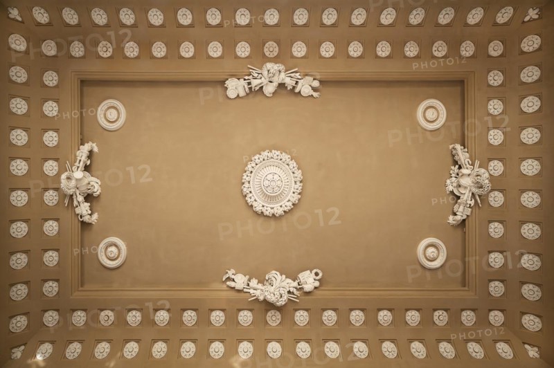 Decorative vault in the Gloriette, built in 1775, Schoenbrunn Palace Park, Schoenbrunn, Vienna, Austria, Europe