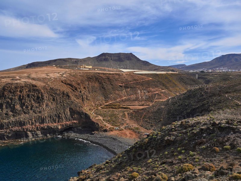 Playa del Juncal, Agaete, Gran Canaria, Spain, Europe