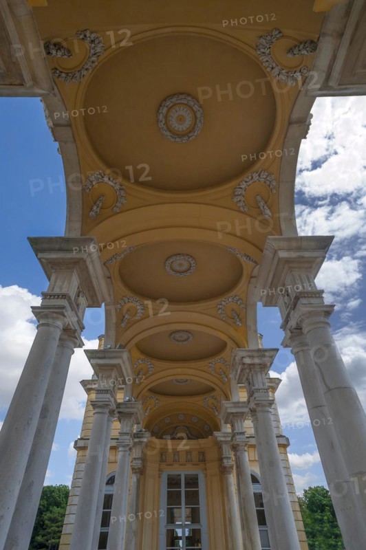 Arcade of the Gloriette, built in 1775, Schoenbrunn Palace Park, Schoenbrunn, Vienna, Austria, Europe