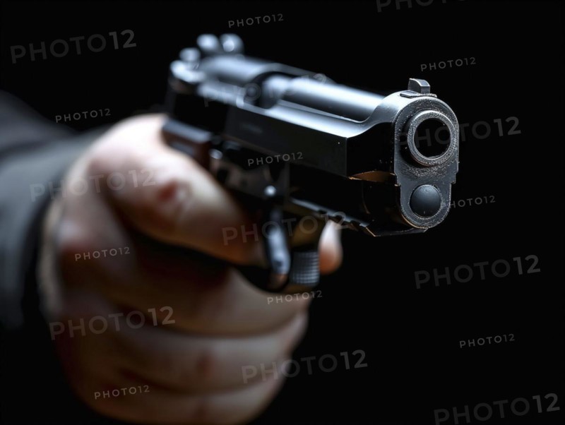 Hunting weapon, revolver, sporting weapon, AI generated