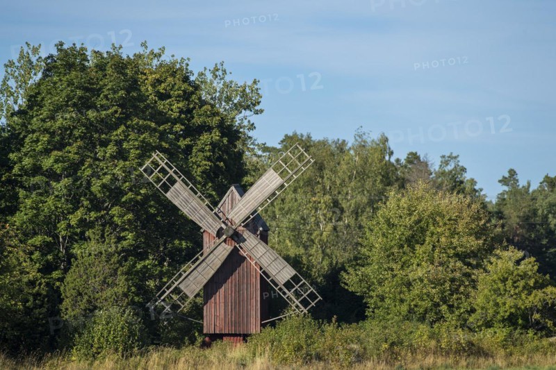 Windmill, Geta, Aland, or Aland Islands, Gulf of Bothnia, Baltic Sea, Finland, Europe