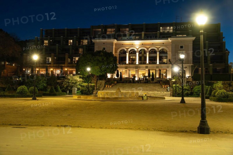 Hotel at Montjuic, Barcelona, Spain, Europe