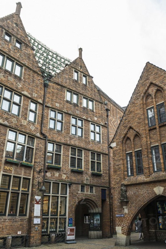 Boettcherstrasse, Old Town, Hanseatic City of Bremen, Germany, Europe