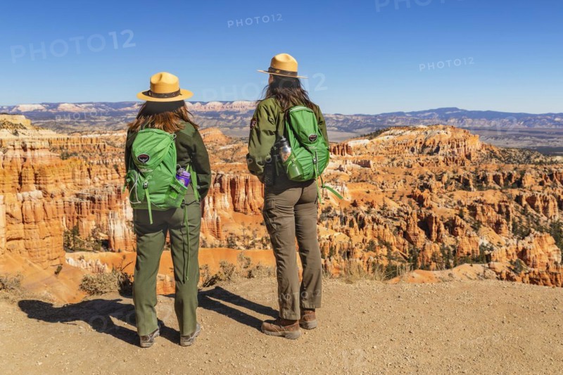 Park Ranger in Bryce Canyon National Park, Colorado Plateau, United States, Utah, USA, Bryce Canyon, Utah, USA, North America