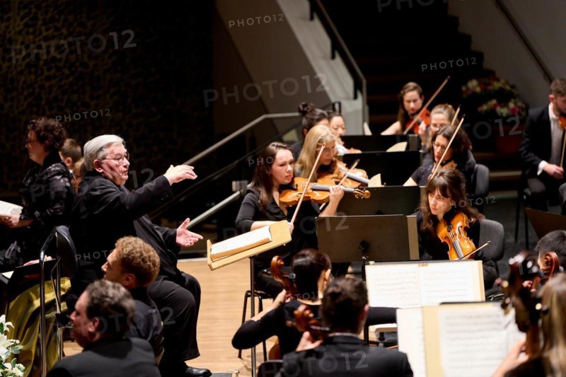 Farewell concert by Professor Mathias Breitschaft with the Rheinische Philharmonie State Orchestra in the Rhein-Mosel-HalleMusik-Institut Koblenz, Rhineland-Palatinate, Germany, Europe