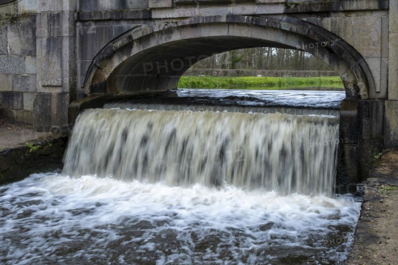 Water feature in the castle park, Ludwigslust, Mecklenburg-Vorpommern, Germany, Europe