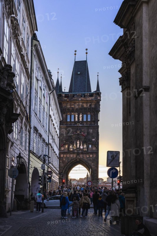 Tourism, Instagram, crowds, Charles Bridge, Prague, Czech Republic, Europe