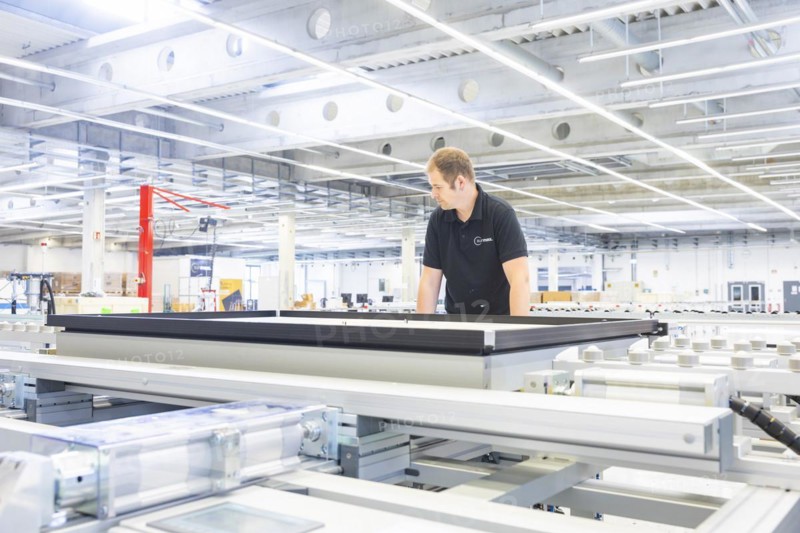 Sunmaxx PVT is a new innovative developer of photovoltaic thermal solar modules. The Fraunhofer ISE has confirmed an overall efficiency of 80% for the PX-1 premium module. The innovation is the combination of photovoltaics and solar thermal energy in one element, Ottendorf-Okrilla, Saxony, Germany, Europe