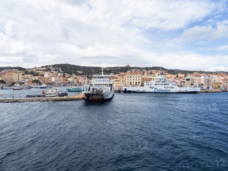 Maddalena harbour and town, Isola La Maddalena, Sardinia, Italy, Europe