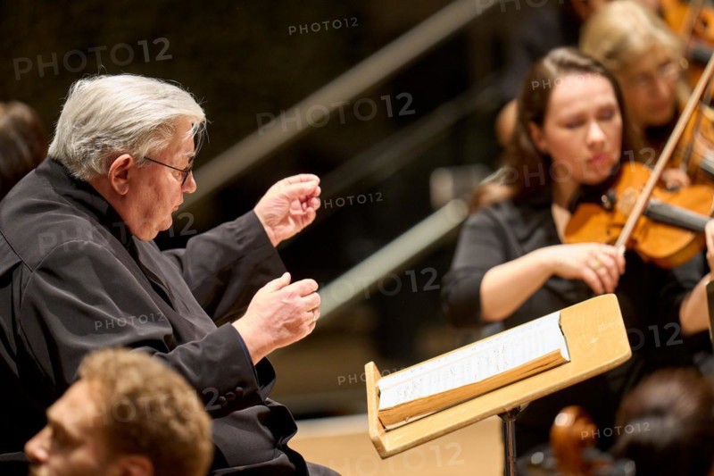 Farewell concert by Professor Mathias Breitschaft with the Rheinische Philharmonie State Orchestra in the Rhein-Mosel-HalleMusik-Institut Koblenz, Rhineland-Palatinate, Germany, Europe