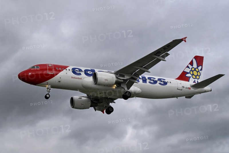 Aircraft Edelweiss Air, Airbus A320-214, HB-JLR