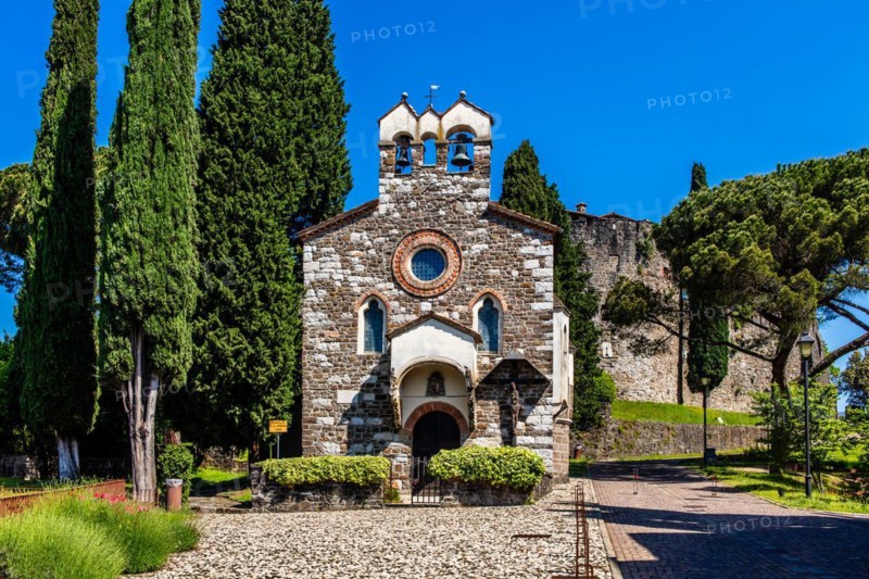 Cappella di San Spirito, 1398, Gorizia Castle, 11th century, Gorizia, border town to Slovenia, Friuli, Italy, Gorizia, Friuli, Italy, Europe
