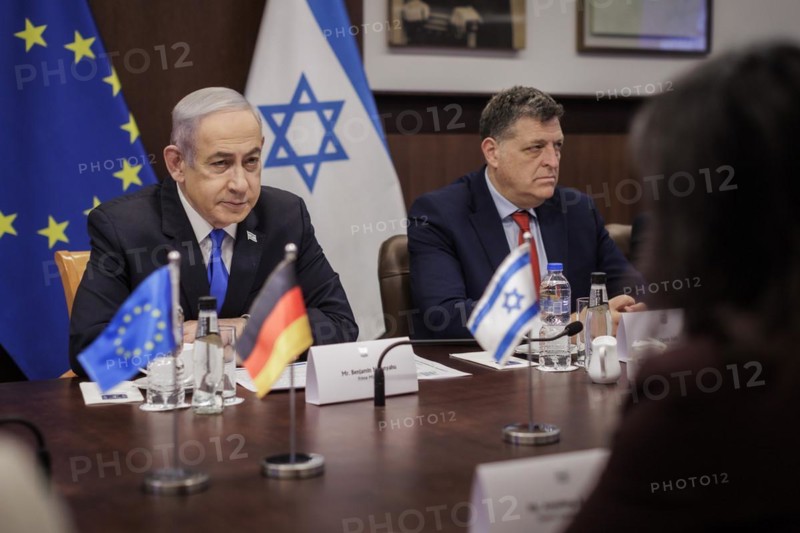 Annalena Baerbock (Alliance 90/The Greens), Federal Foreign Minister, photographed during a meeting with Benjamin Netanyahu, Prime Minister of the State of Israel, in Jerusalem, 17 April 2024. Photographed on behalf of the Federal Foreign Office