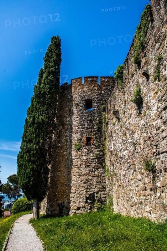 Gorizia Castle, 11th century, Gorizia, border town to Slovenia, Friuli, Italy, Gorizia, Friuli, Italy, Europe
