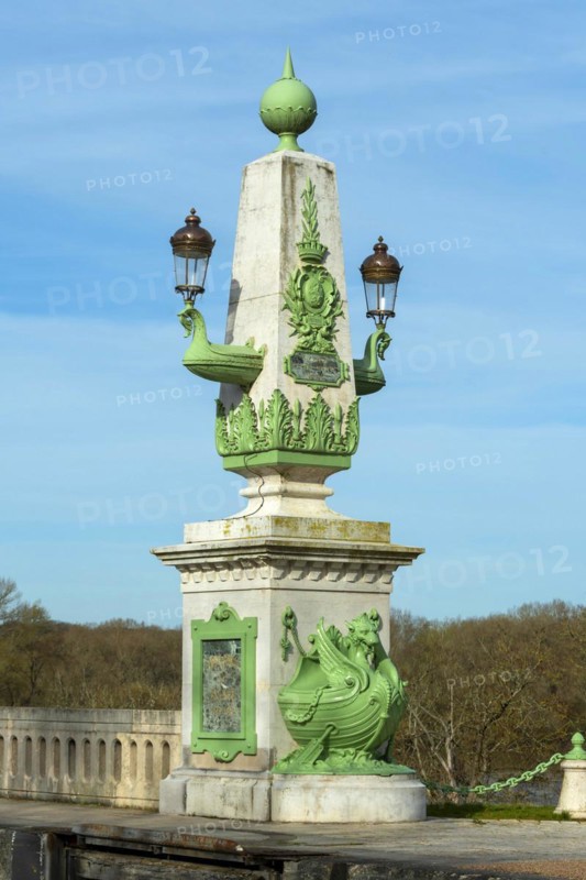 Briare, Canal bridge built by Gustave Eiffel, lateral canal to the Loire above the Loire river, Loiret department, Centre-Val de Loire, France, Europe