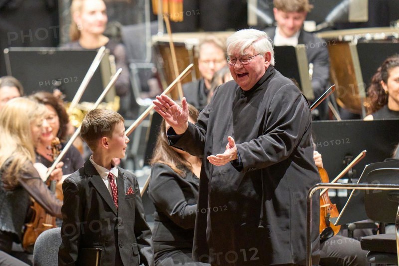 Farewell concert by Professor Mathias Breitschaft with the Rheinische Philharmonie State Orchestra in the Rhein-Mosel-HalleMusik-Institut Koblenz, Rhineland-Palatinate, Germany, Europe